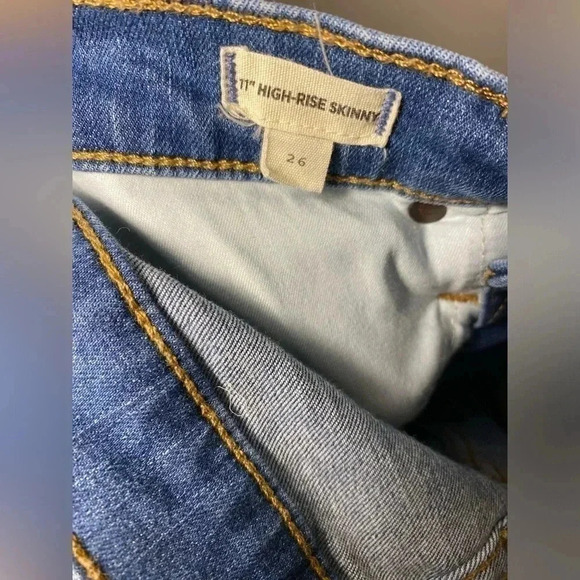 Madewell 11" High-Rise Skinny Jeans | Size 26 - Picture 6 of 6